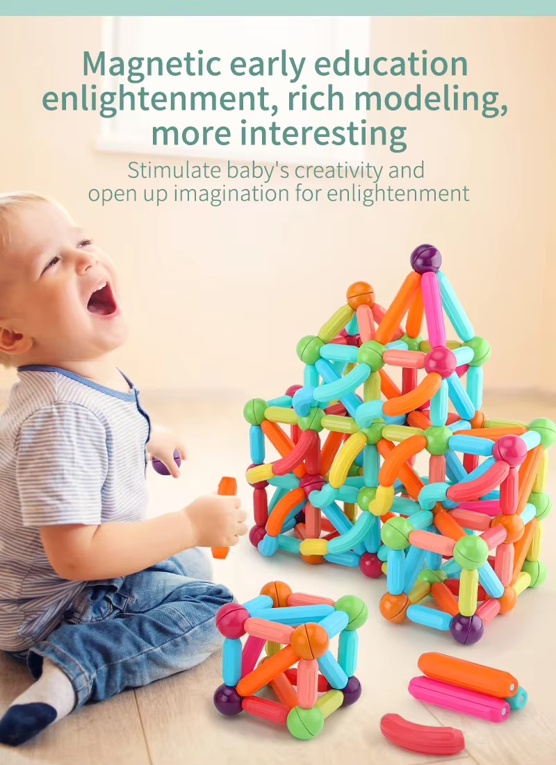 Magnetic Sticks Building Blocks For Kids Early Learning & Development