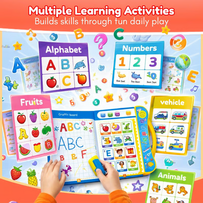 Intelligence Book For Kids - Interactive Electronic Learning Talking , Music , Study Intelligent Book For Kids