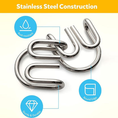 Metal Puzzle Ring IQ Brain Teaser – Educational Mind Challenge Toy